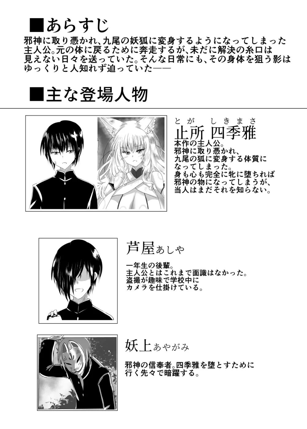 操神催眠~TS九尾狐、屈辱の校内調教~ Page.2