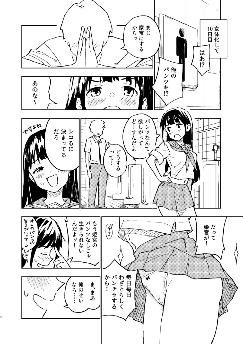 1ヶ月妊娠しなければ男に戻れる話 2 Page.8