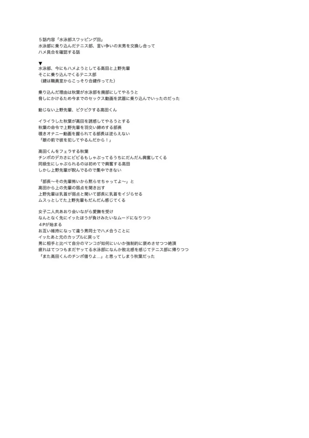 テニス部の後輩秋葉ちゃんは淫乱（チョロ）ビッチ Page.290