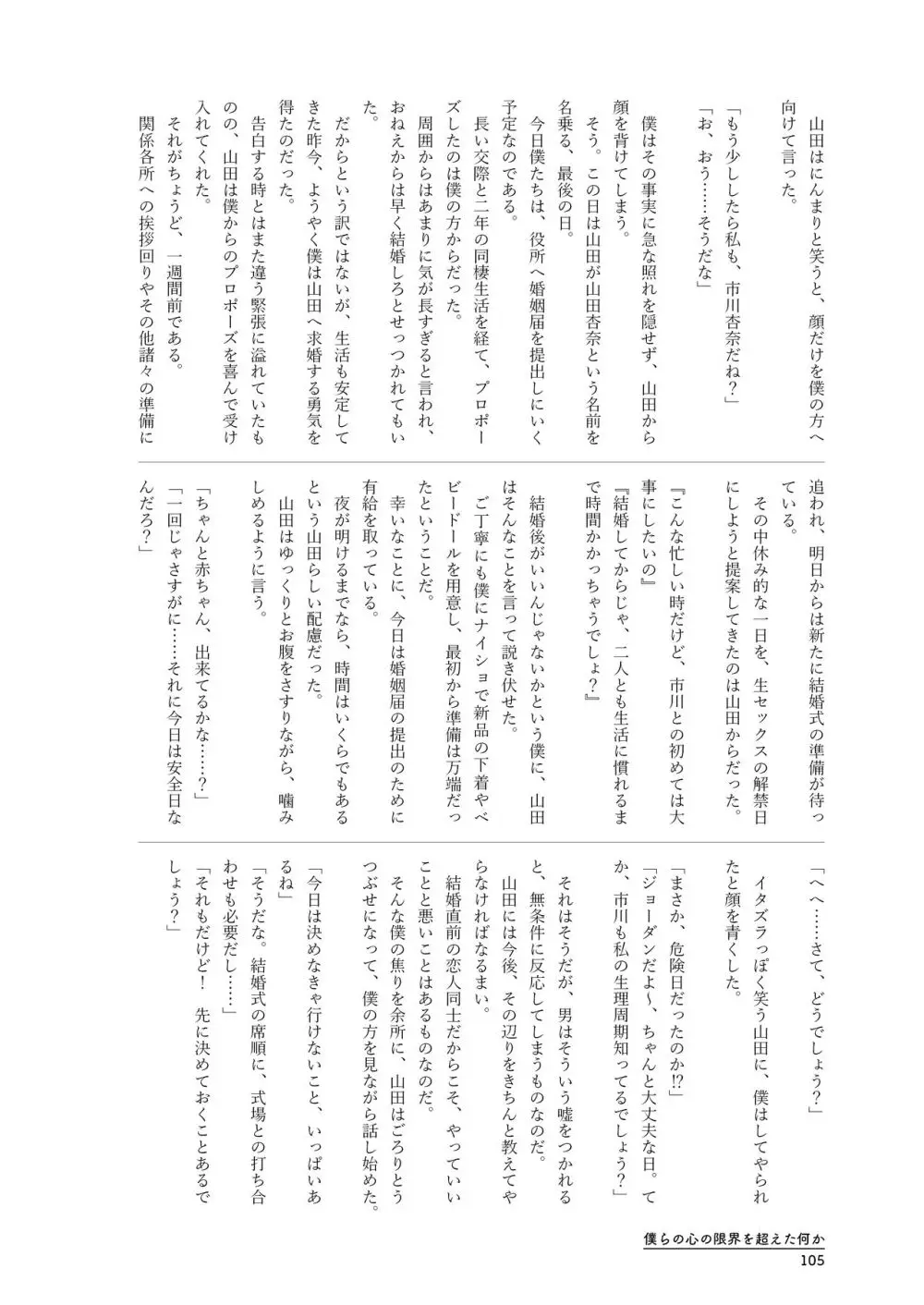 僕らの心の限界を超えた何か Page.105