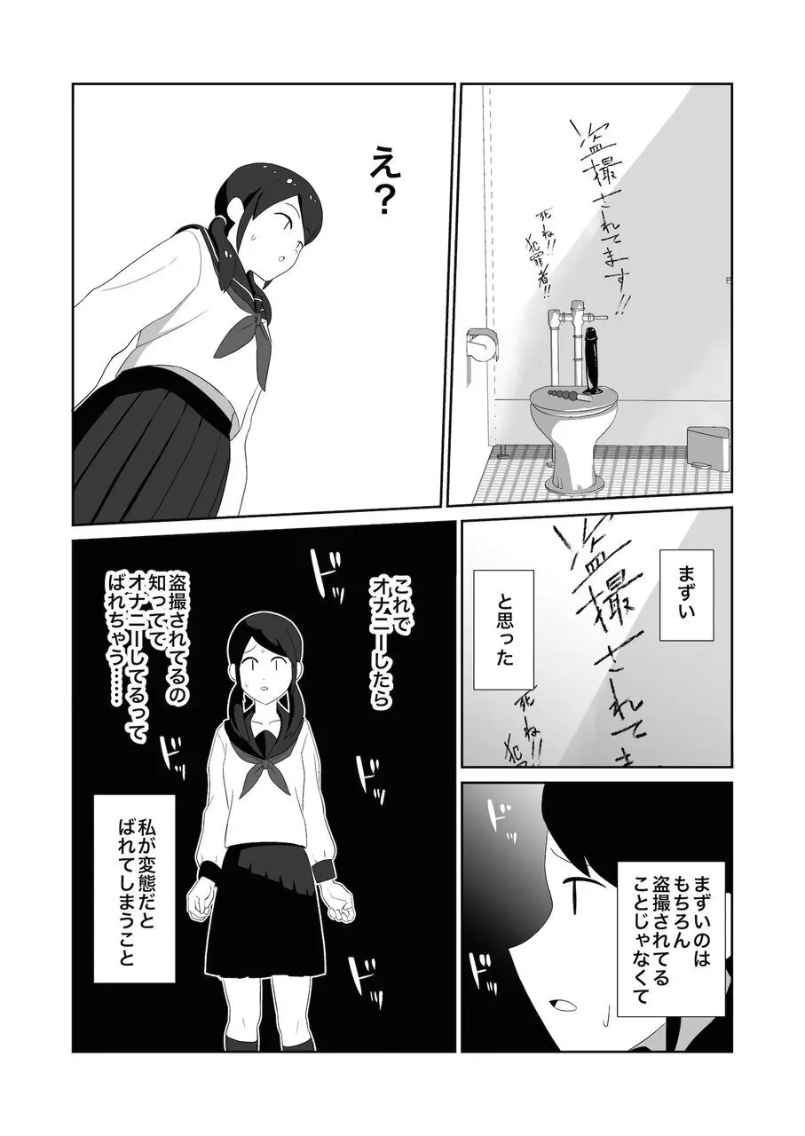 公衆トイレで盗撮されオナニーにハマる女子 Page.12