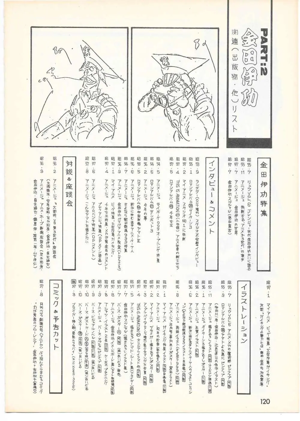 THE ANIMATOR 1 金田伊功特集号 Page.115
