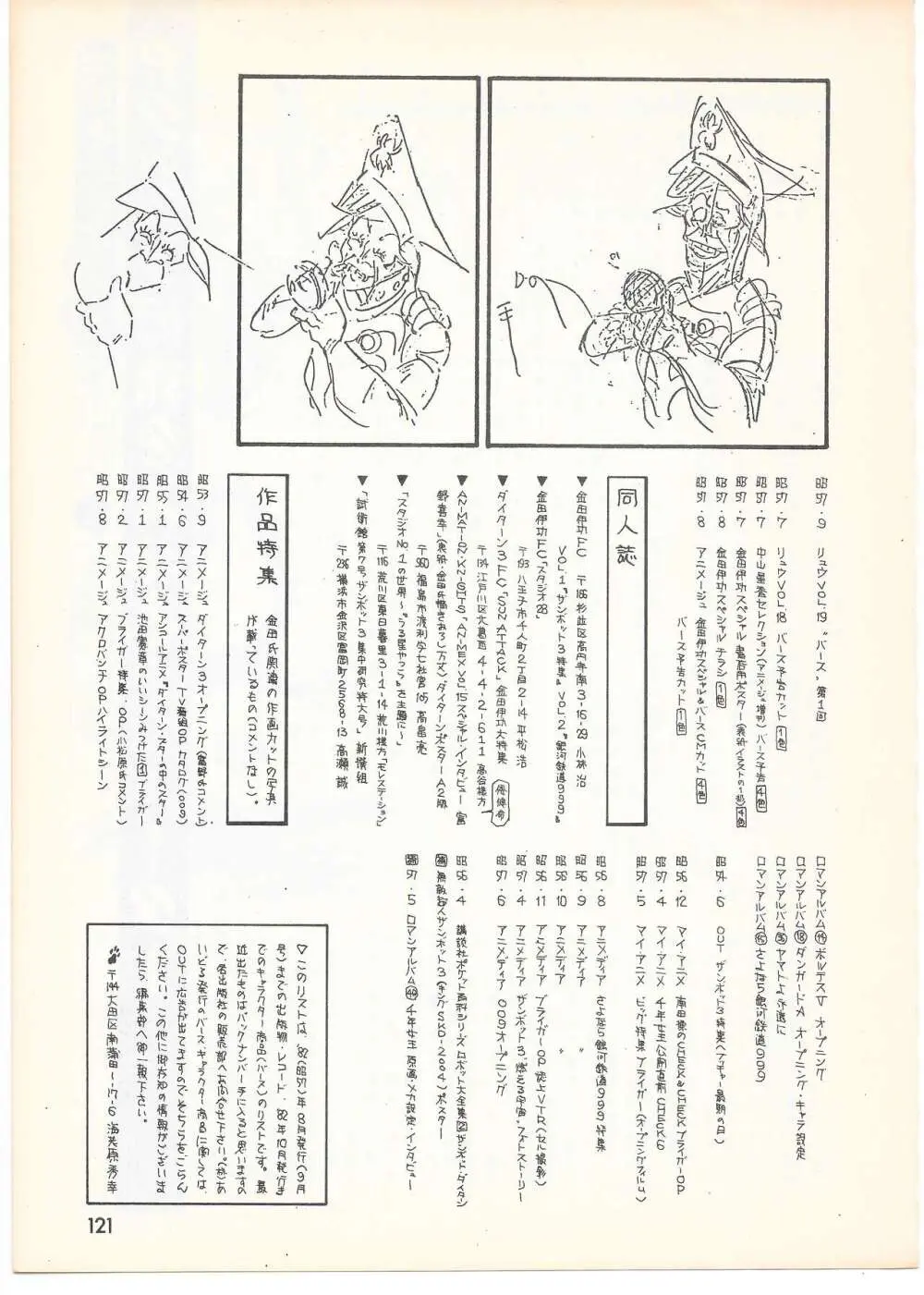 THE ANIMATOR 1 金田伊功特集号 Page.116