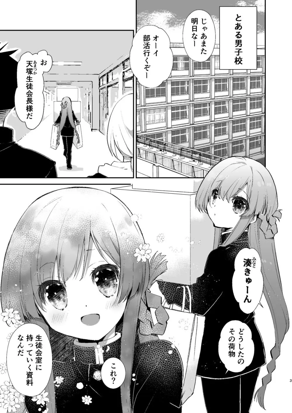 学校のためなら何でもしてくれる生徒会長の湊くん Page.2