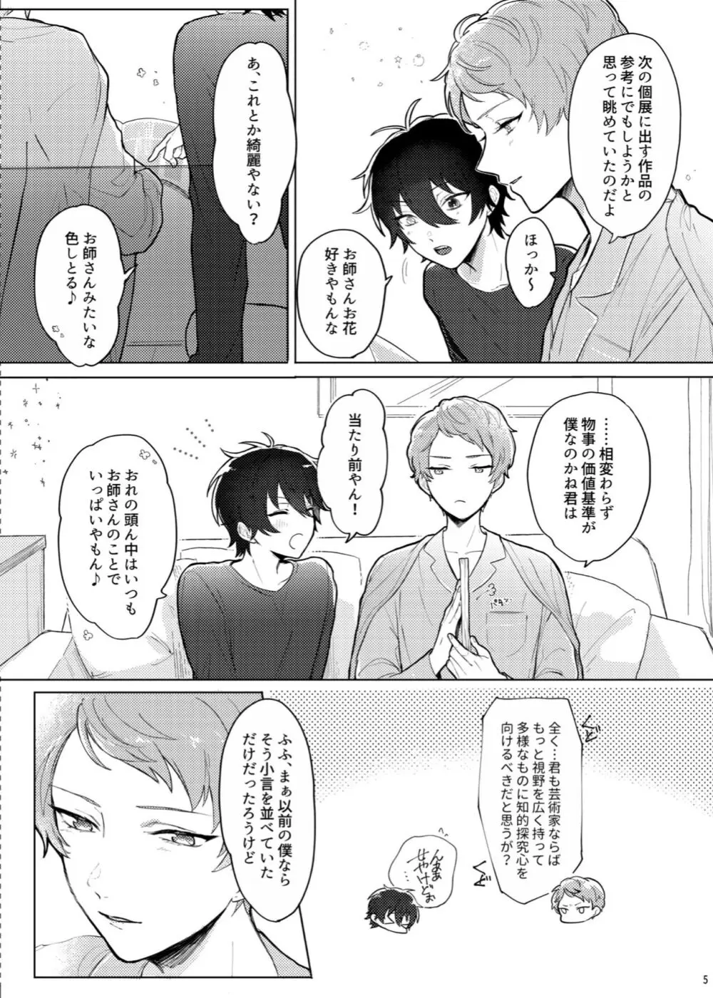 【Web再録】full bloom【みか宗】 Page.4