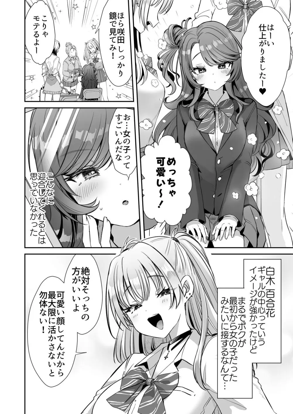 朝おきたら女の子になった『陰キャの僕』がギャルになるまで Page.14