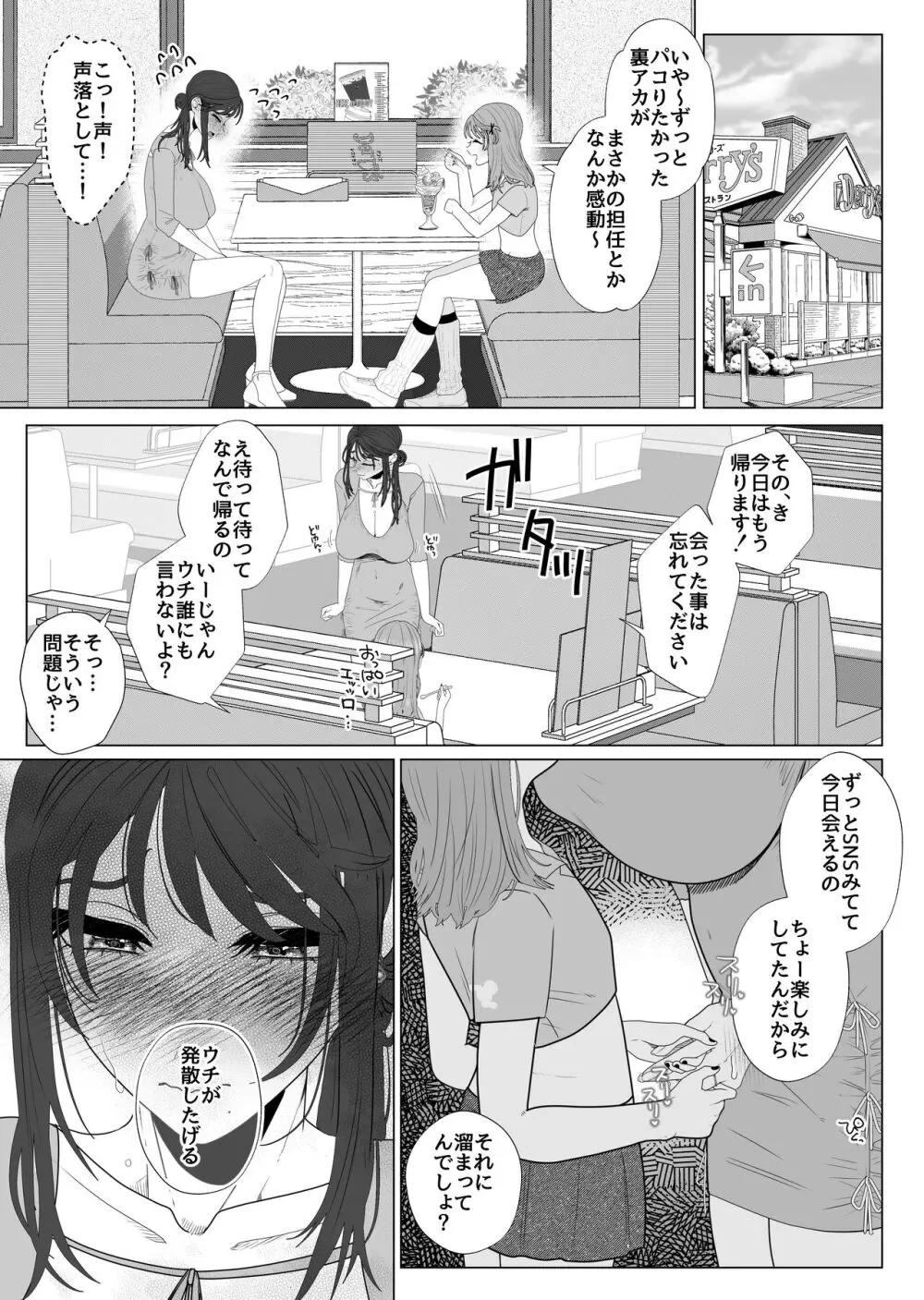 エッグいオナニー晒してる欲求不満人妻裏アカ女子に会ったら担任でした Page.7