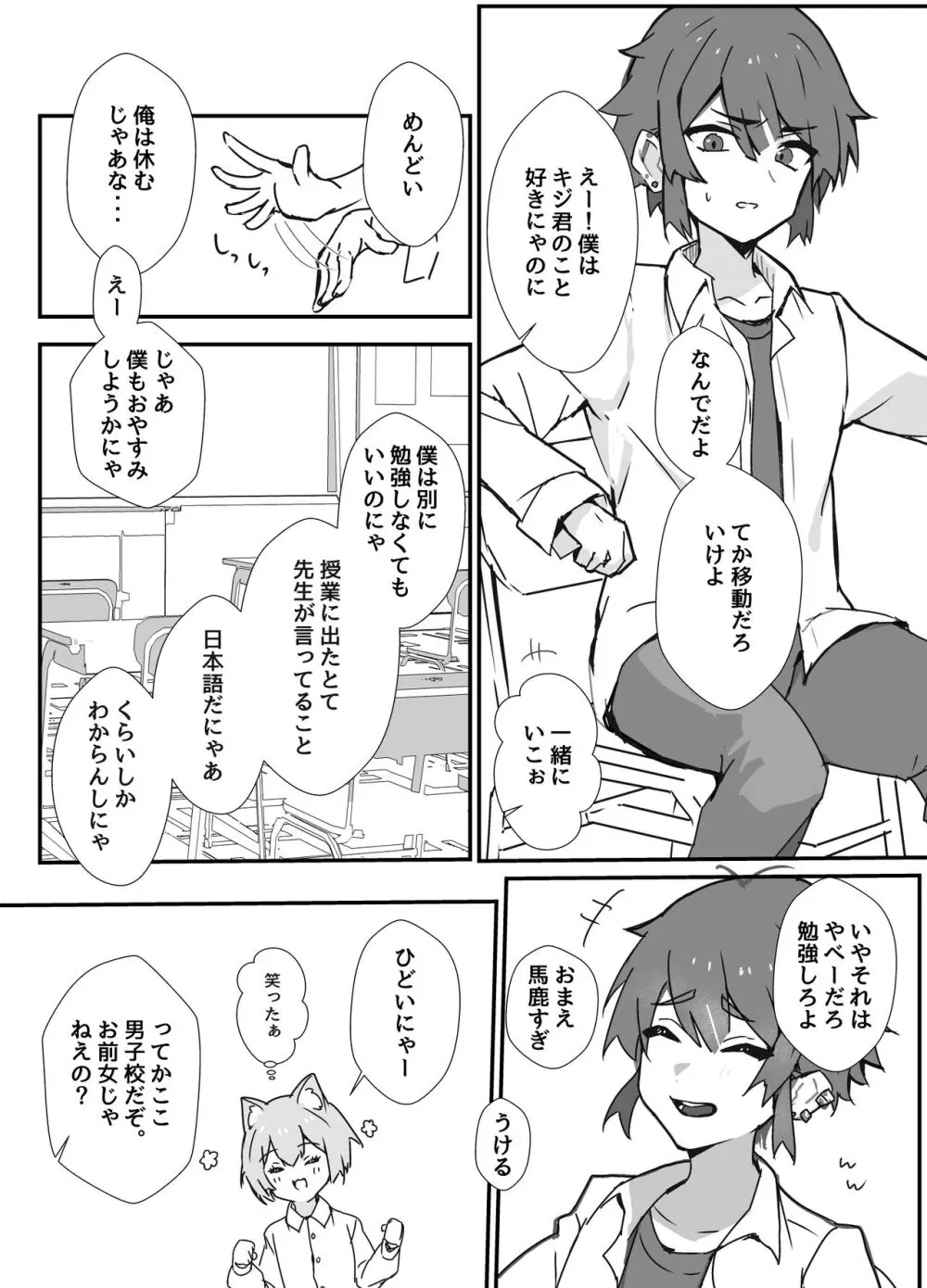 うざくてかわいいバカでえっちなネコミミ Page.4