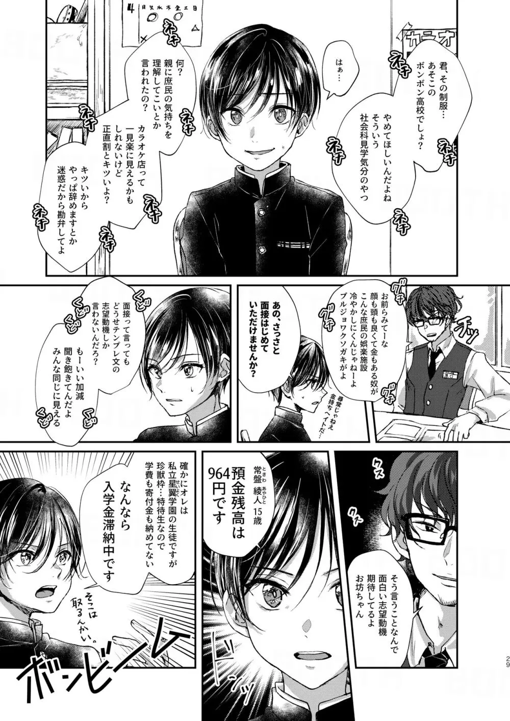 貧乏美少年と地獄の女装アルバイト Page.29