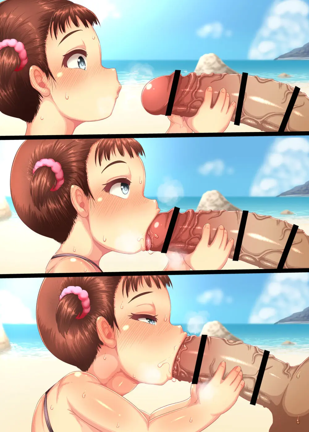 ちびっこビーチえっち!~日焼けガキビッチとぺど妹ちゃん Page.41