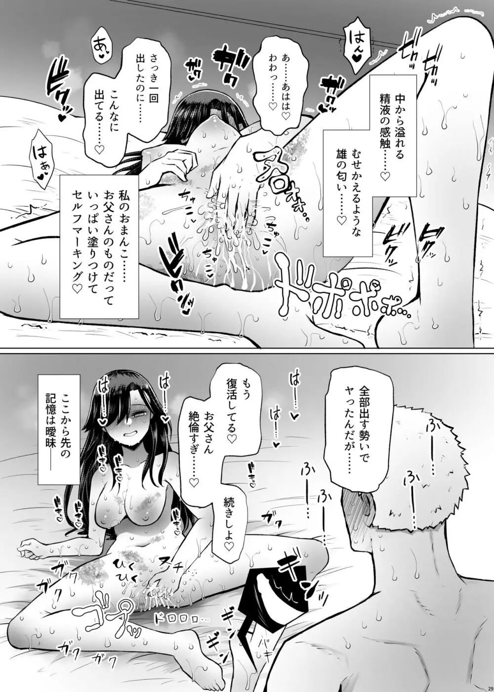 遺伝性疾患のリスクが無いなら実父と子作りしてもいいよね♥4 Page.29