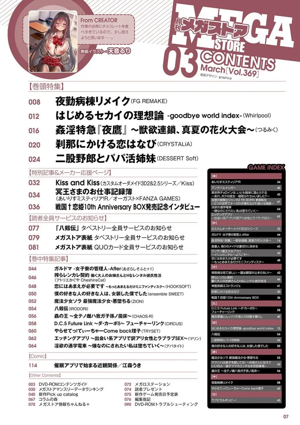 月刊メガストア2024年3月号 Page.2