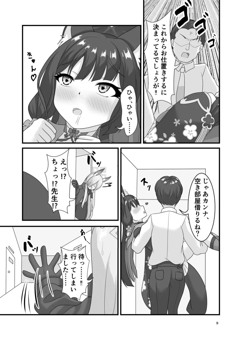 災厄の狐におしおきヲ (ブルーアーカイブ Page.8