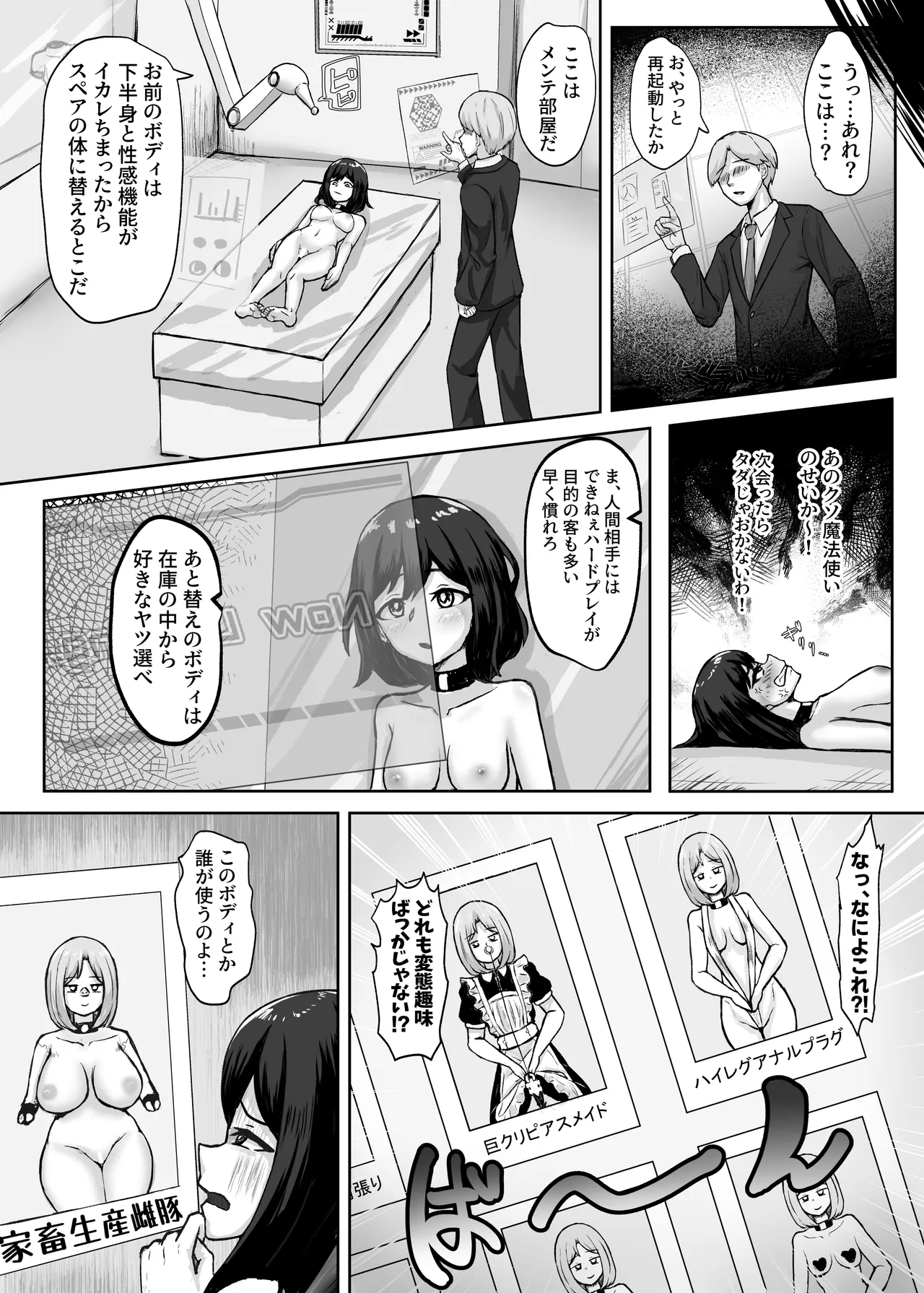 雌豚セクサロイド転生 ~変態ボディ交換で無様性癖ラーニング~ Page.14