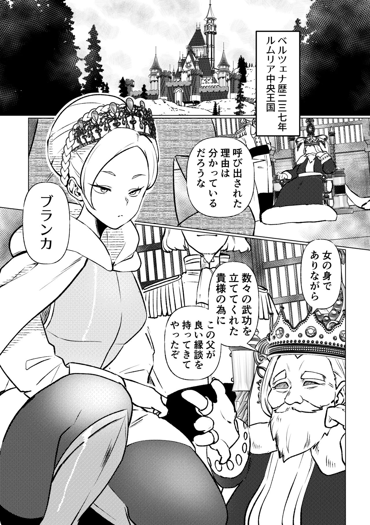 姫騎士王女、異民族の王に愛される。 Page.2