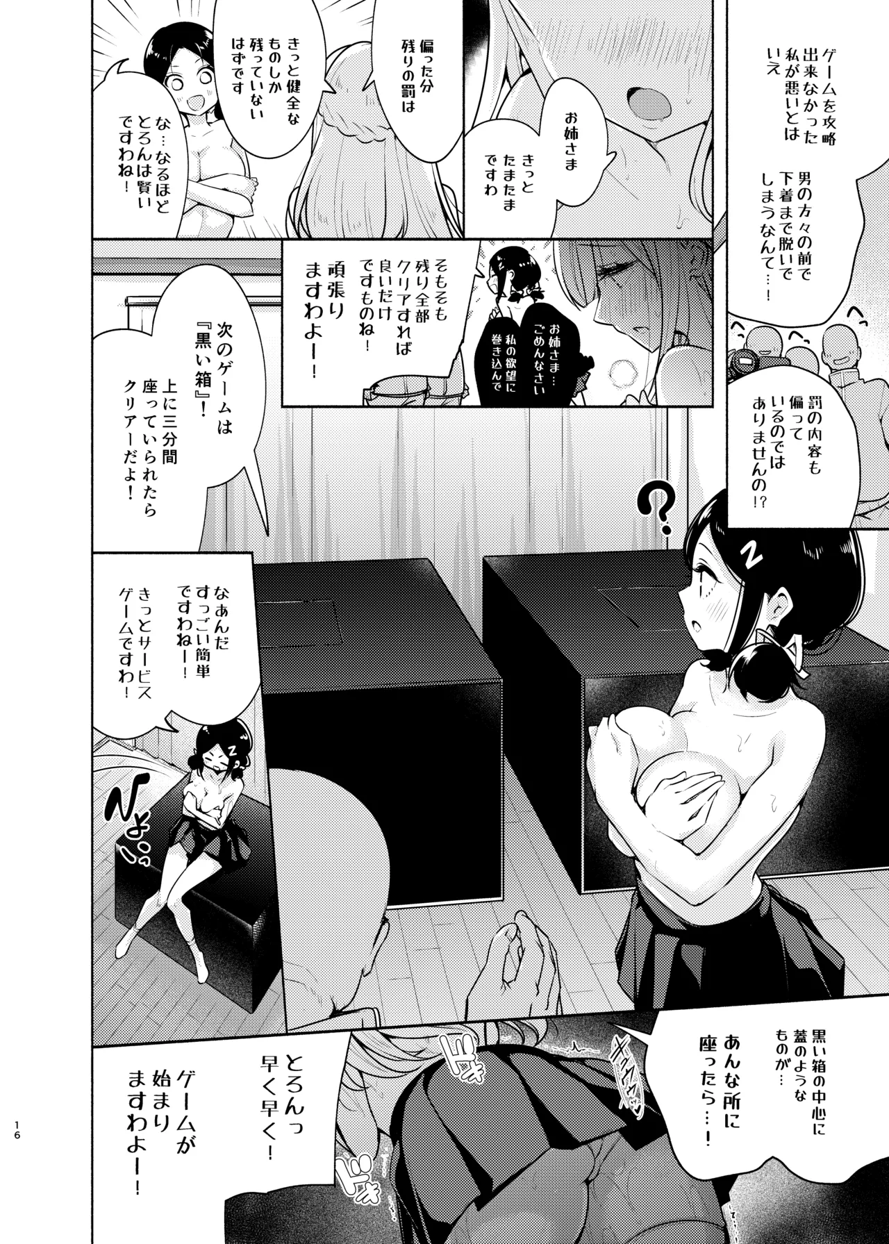 お嬢様姉妹のいたずらチャレンジ！ Page.17