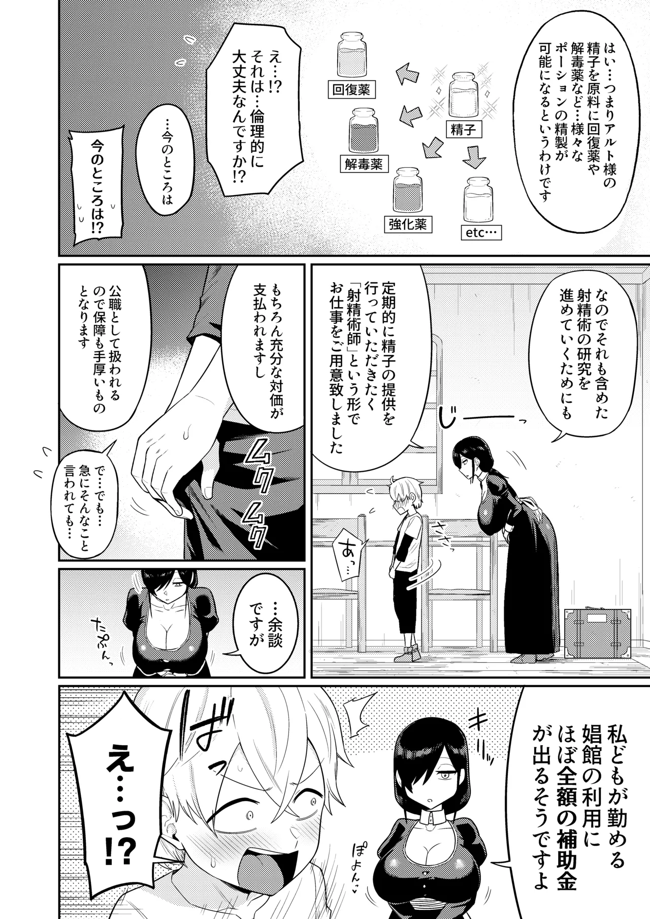 射精術師と娼婦の話 Page.7