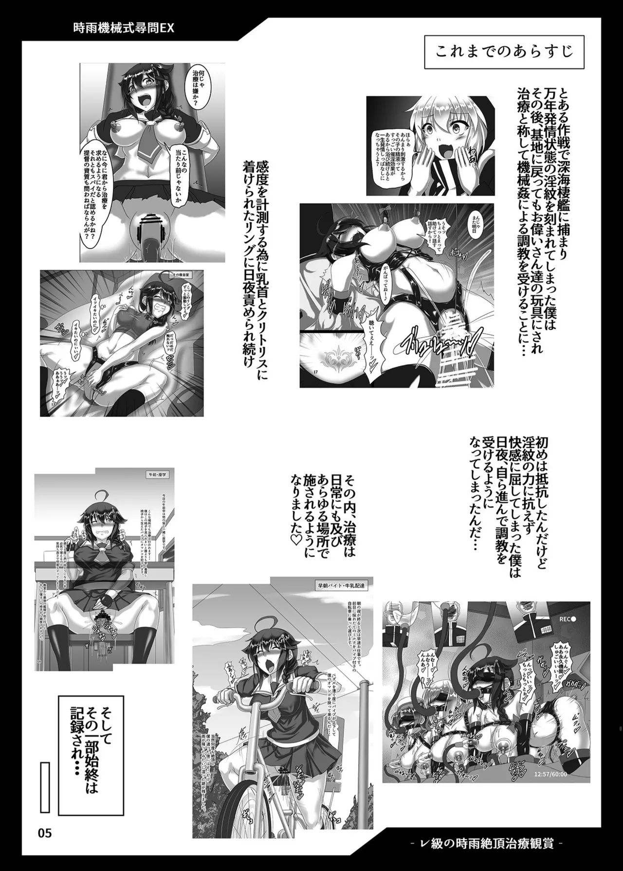 時雨機械式尋問EX -レ級の時雨絶頂治療観賞- Page.4