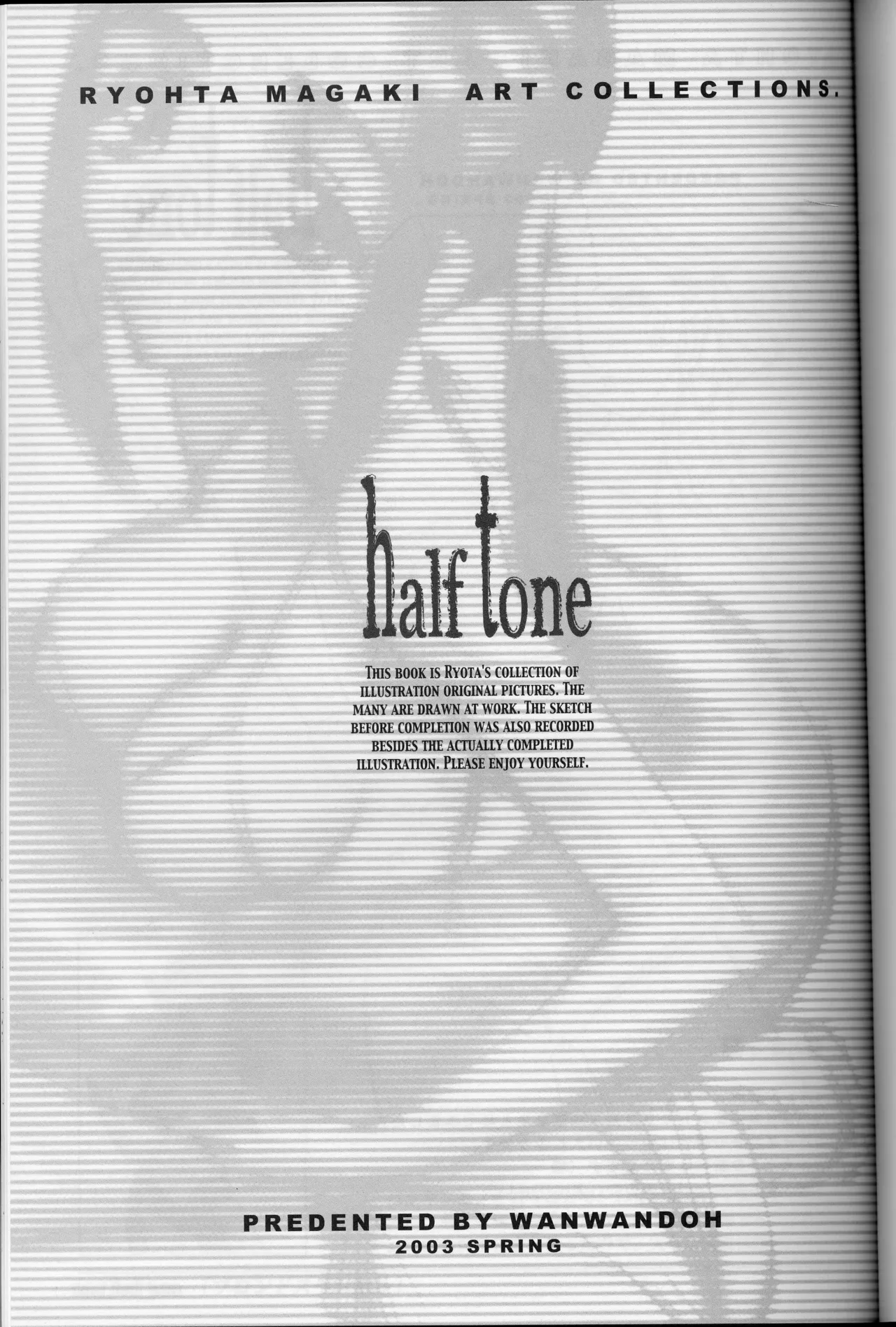 RYOHTA MAGAKI ART COLLECTIONS. half tone Page.3