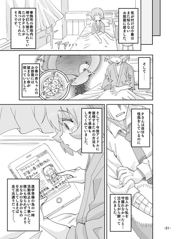 知らないお部屋の小春ちゃん♡ Page.21