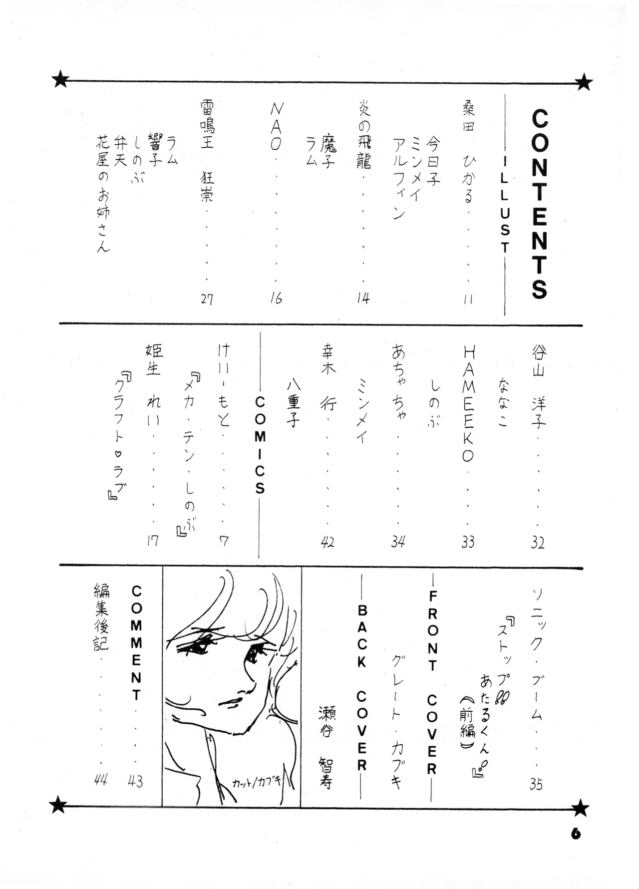 (C24) [グループサチュロス / グループサチュロス] TOP TASTE 第1巻 (1983) 昭和 58 年 Page.6