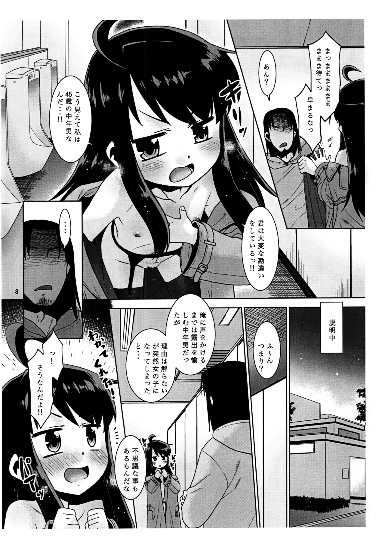 露出おじでしたがTSしちゃいました。 ~プレビュー版~ Page.8