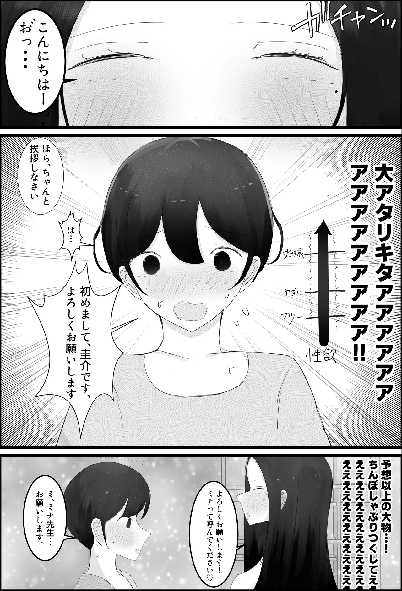 ドスケベ家庭教師のお姉さんがシ〇タちんぽいじめて精通させる話 Page.3