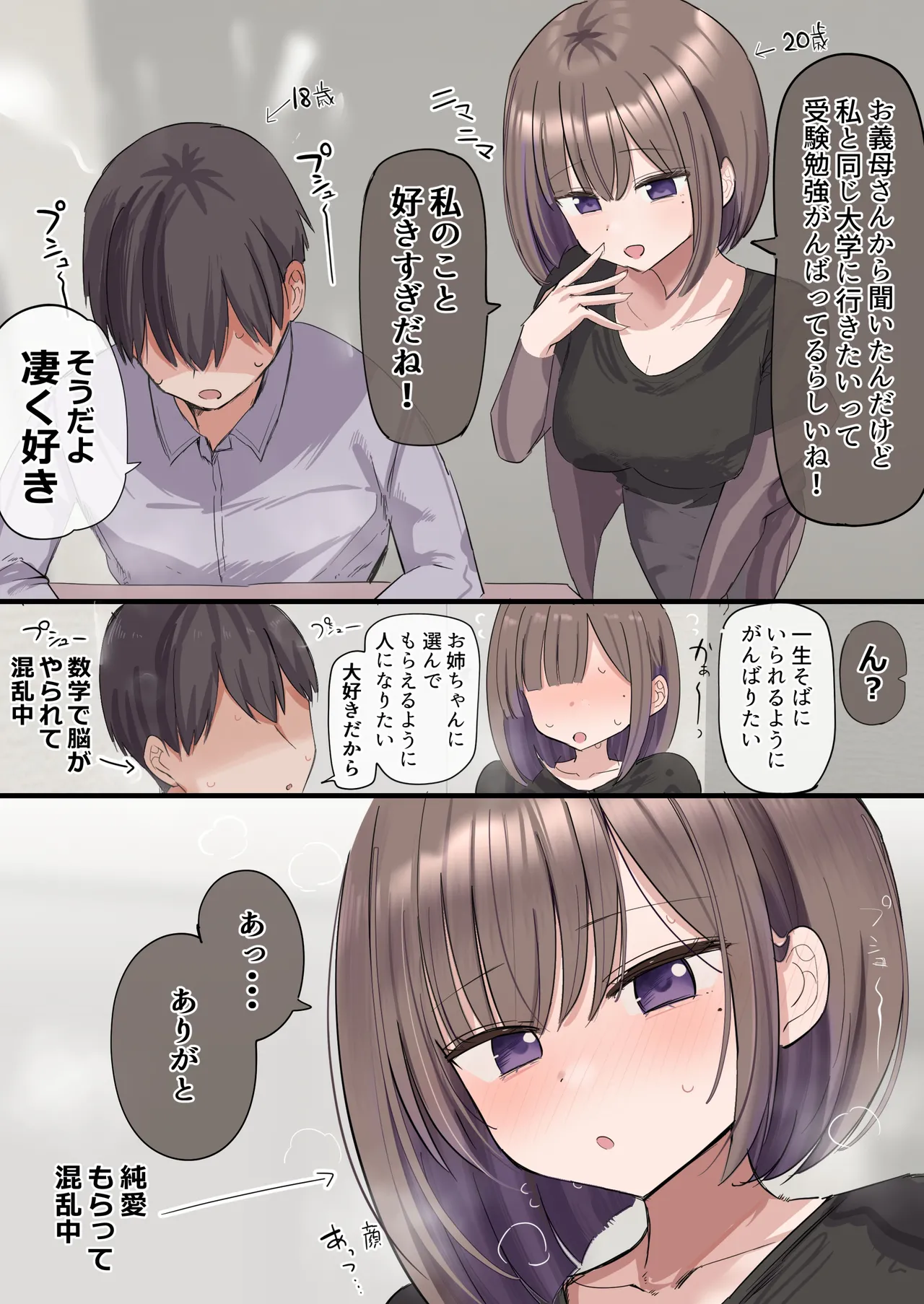 2個上の家庭教師のお姉ちゃんとたくさんえっちする話 Page.3