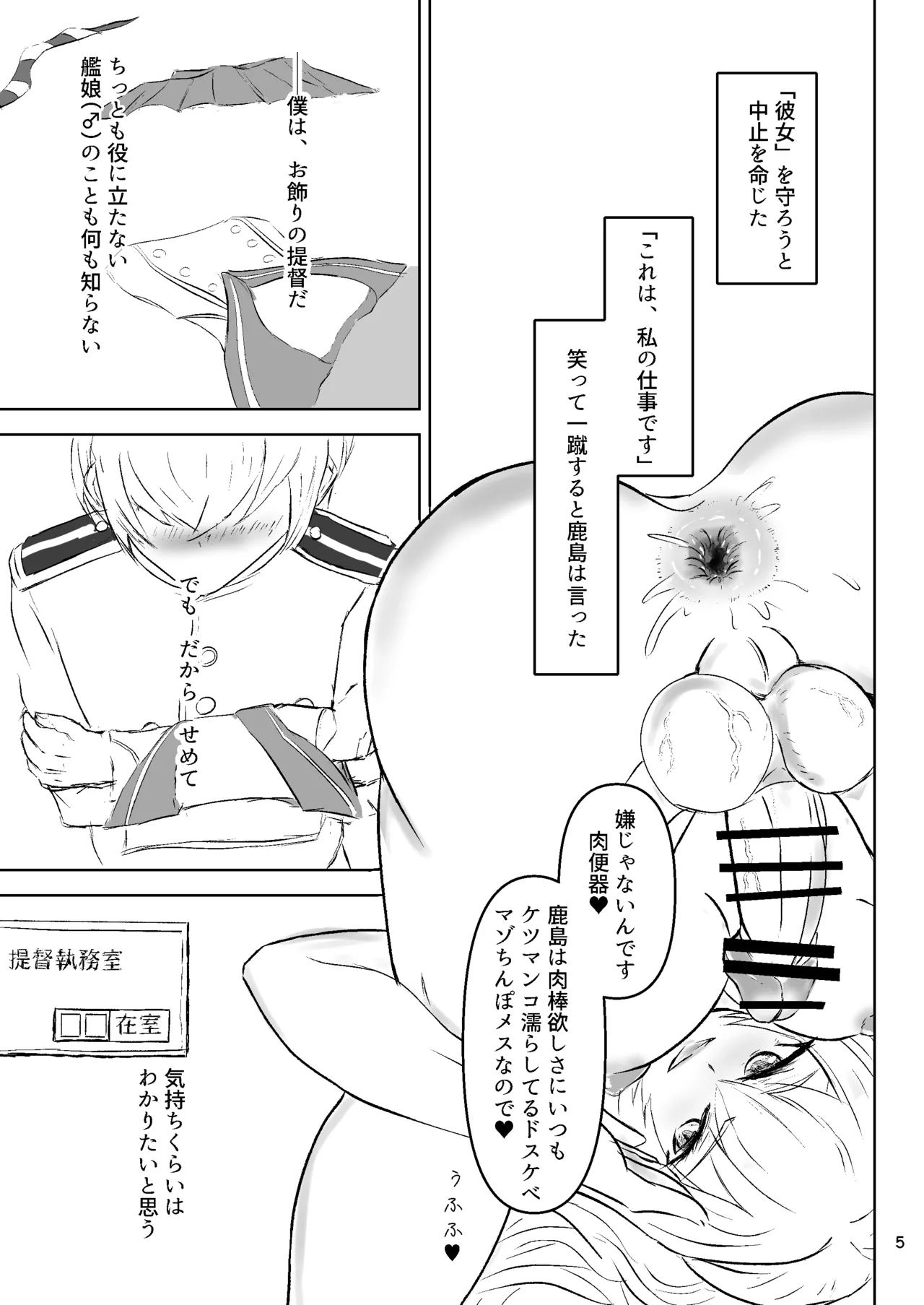 提督の異常な愛情 或いは僕は如何にして心配するのを止めて肉便器を愛するようになったか Page.5