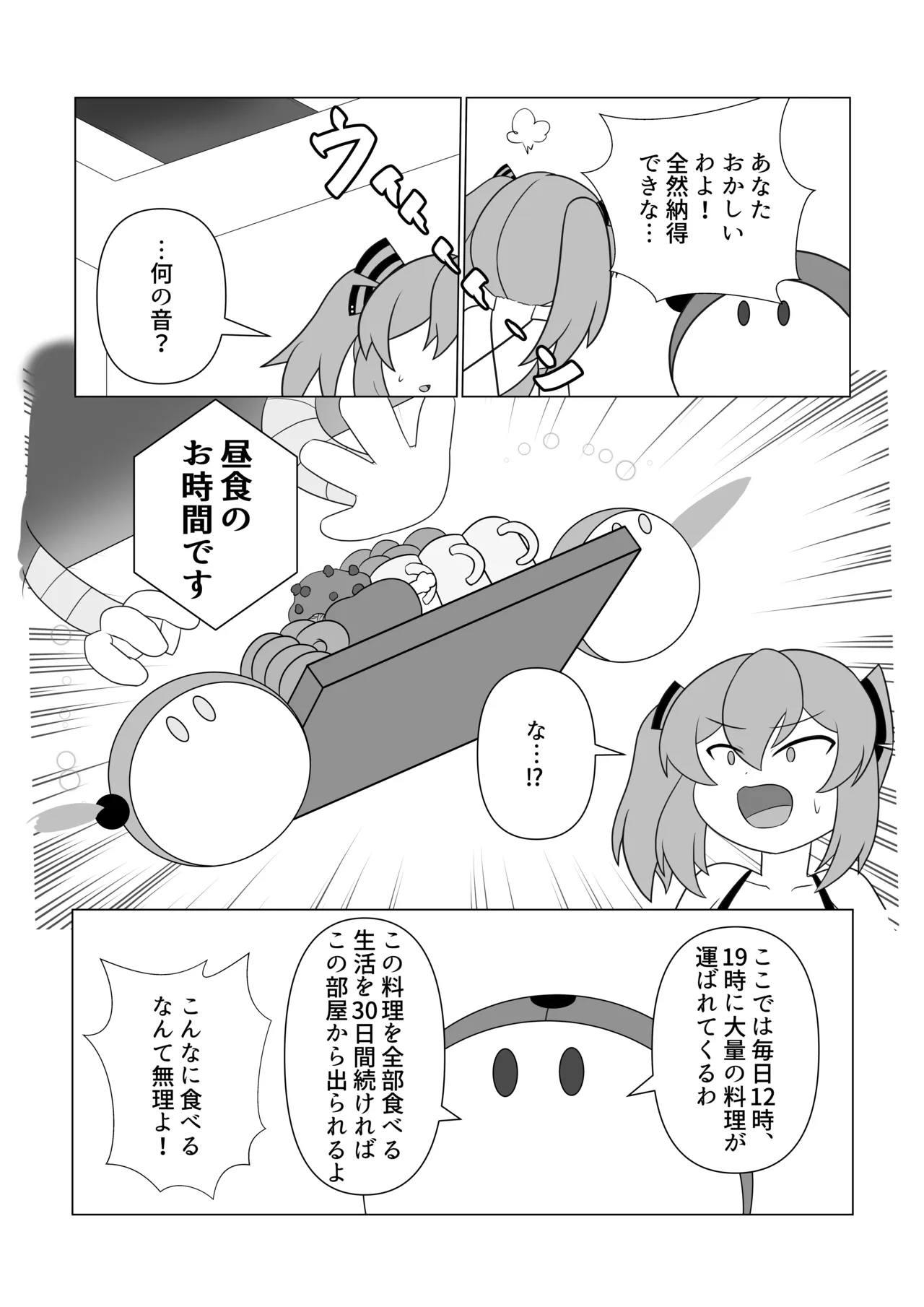 オリキャラが捕まって肥満化する本 Page.8