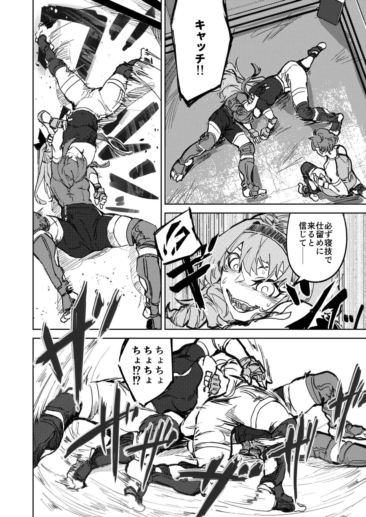 格闘ゲーム無敗のお嬢様が総合格闘技に出会う話 Page.23