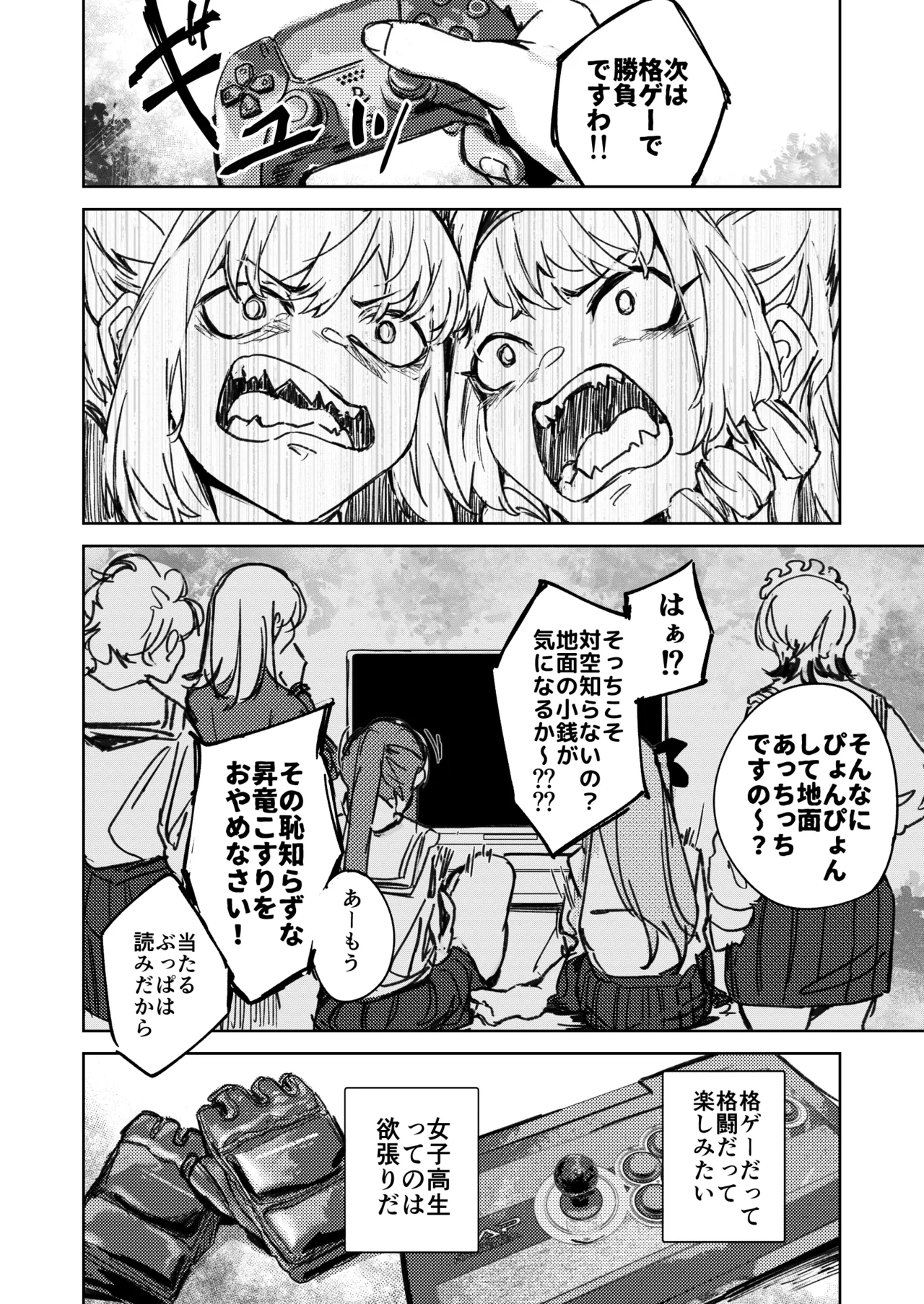 格闘ゲーム無敗のお嬢様が総合格闘技に出会う話 Page.27