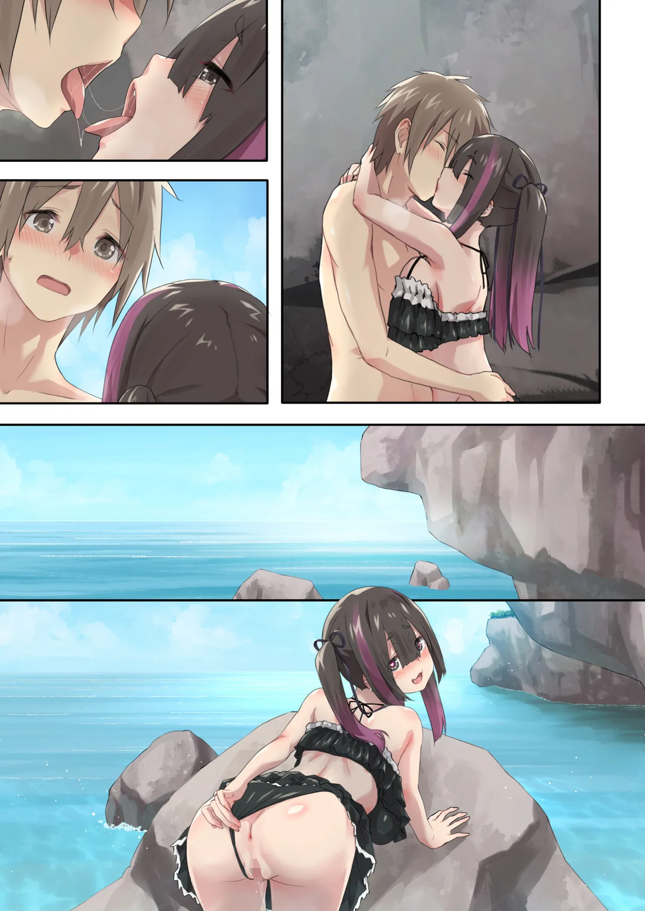 ぎゃるキャンv~ヤリサーの美女3人とエロ目的で海へ行く話~ Page.105