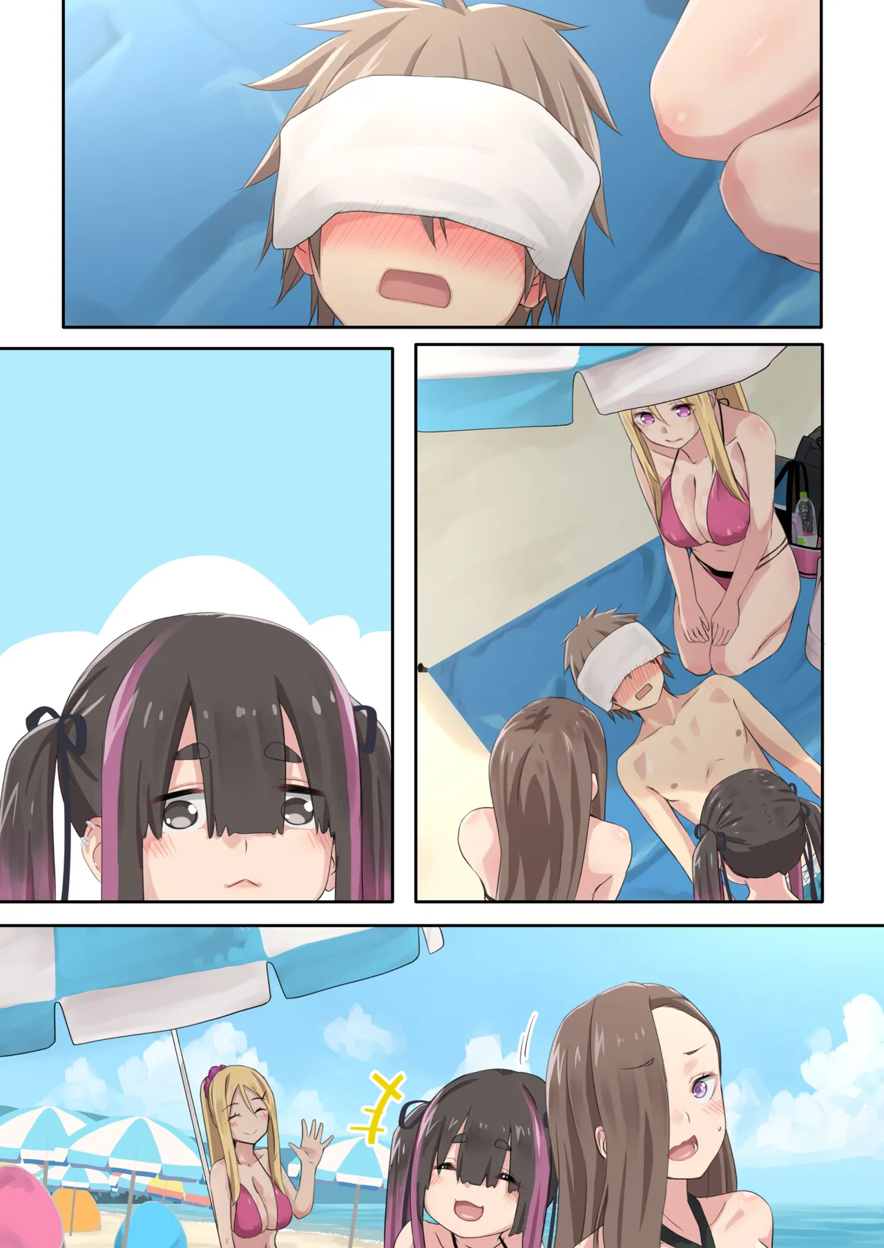 ぎゃるキャンv~ヤリサーの美女3人とエロ目的で海へ行く話~ Page.119