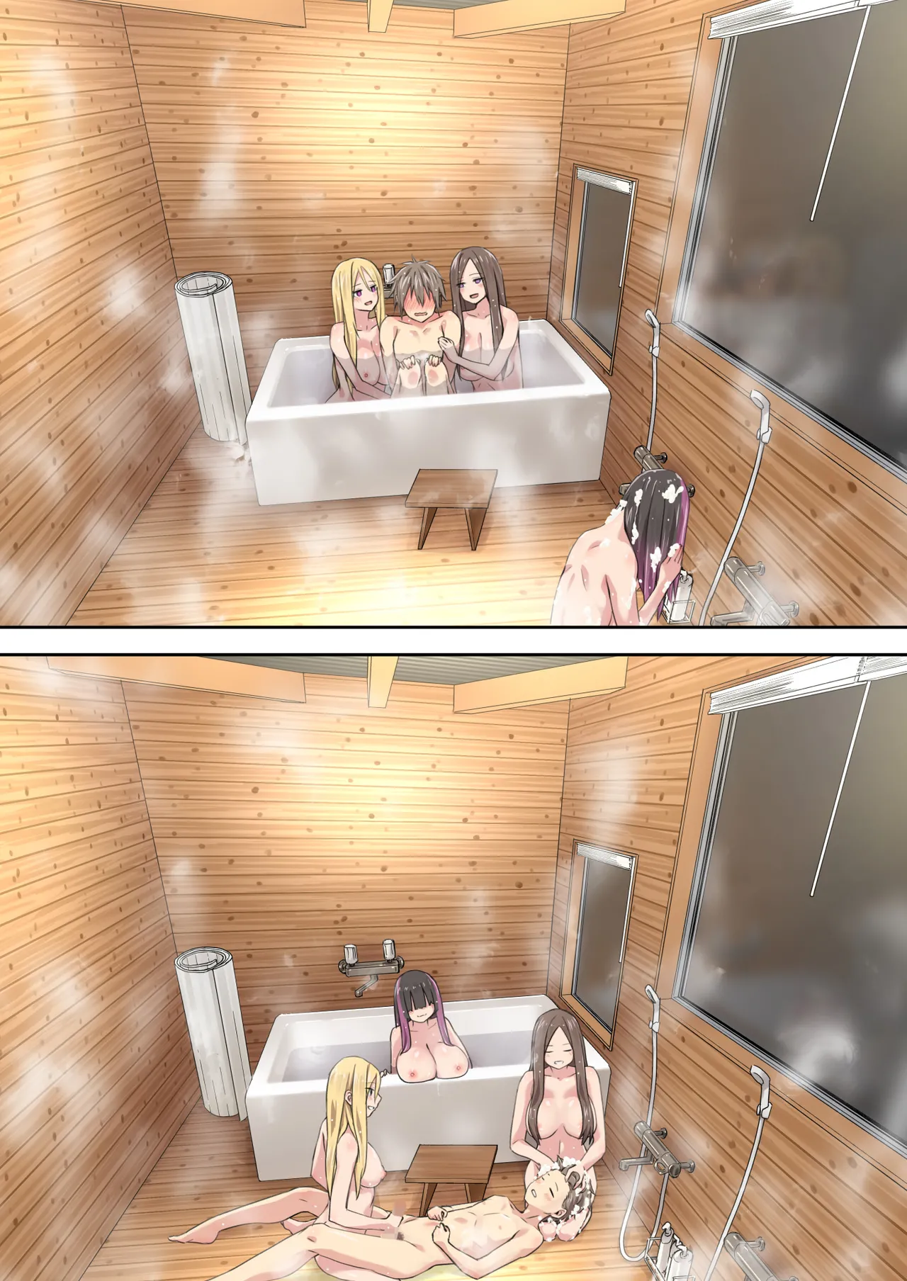 ぎゃるキャンv~ヤリサーの美女3人とエロ目的で海へ行く話~ Page.129