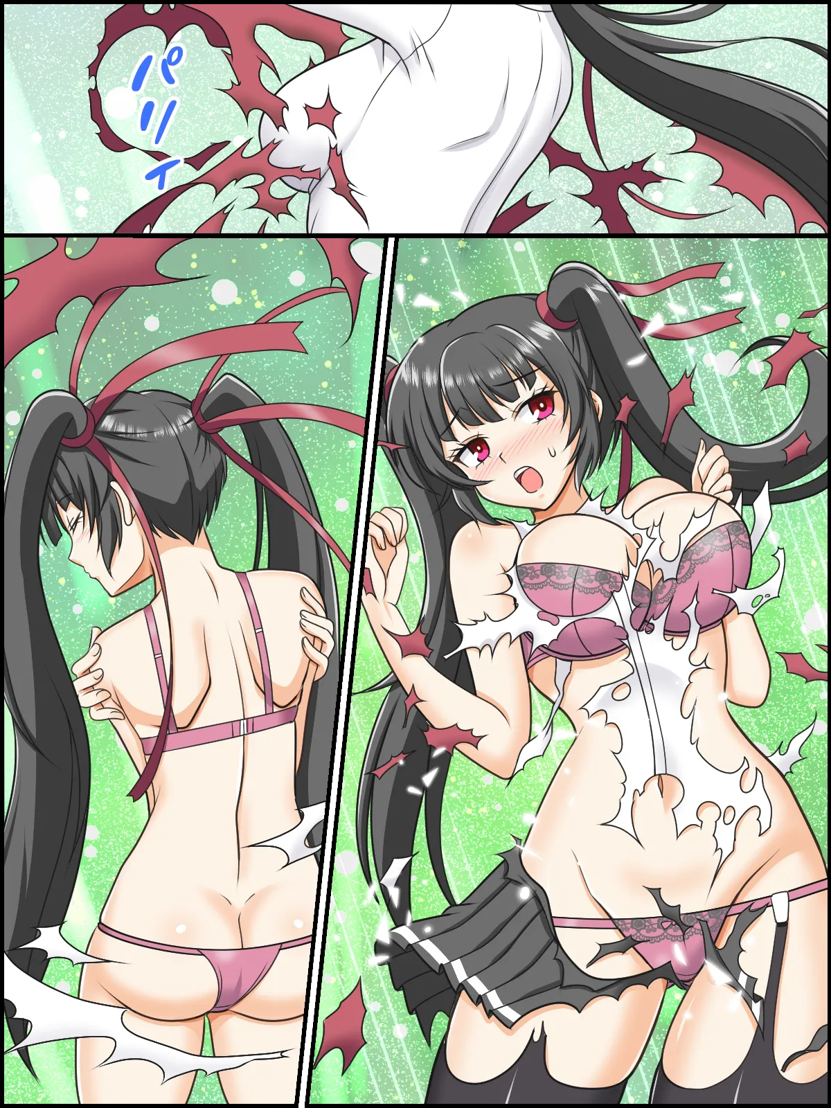 屈原神無] オリキャラ変身シーン Page.3