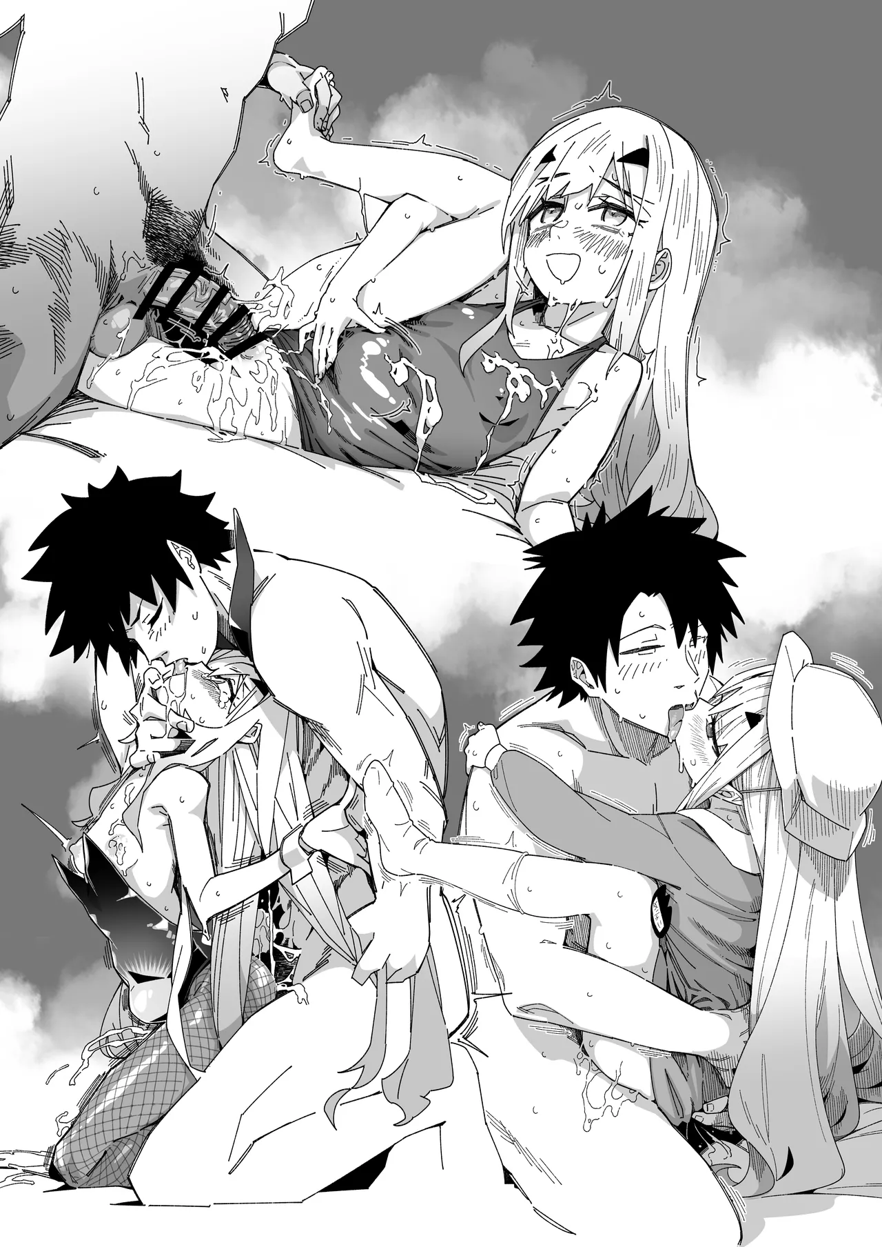 メリュ子はぐいぐい来るが交尾がド下手。 Page.42